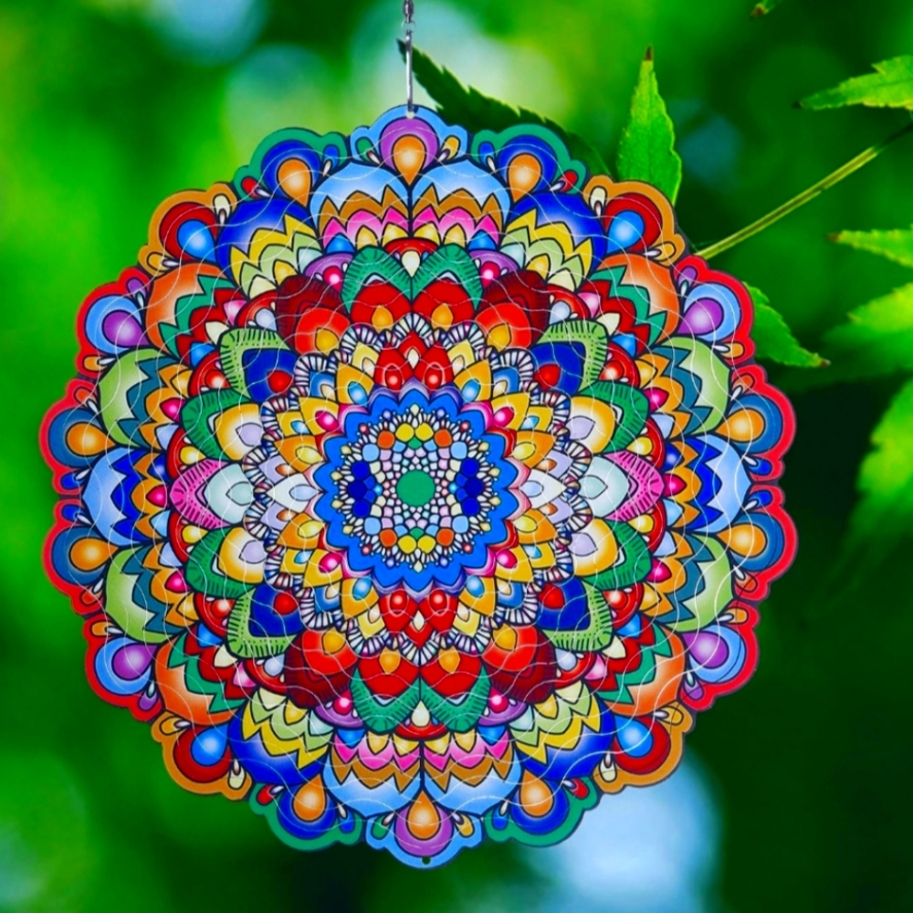 Wind Spinner Outdoor Mandala